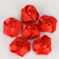 Satin Accent Rose (Size: 1-1/2") Red