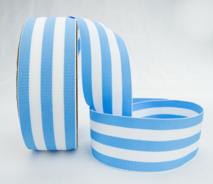 Grosgrain Mono Stripes Blue
