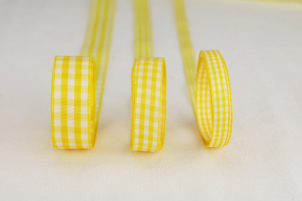 Taffeta Gingham Check Yellow