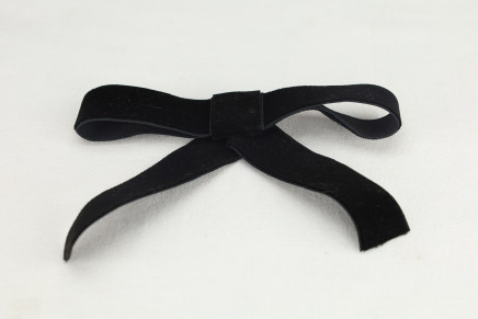 Polyester Woven Velvet Black