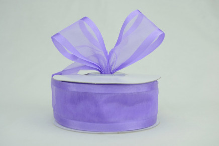 Satin Edge Sheer Organza Orchid