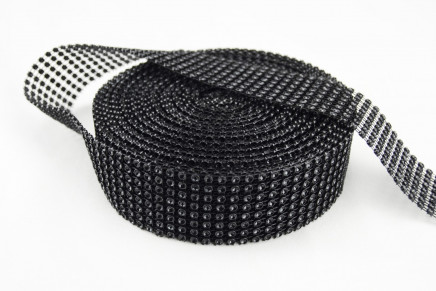 Jewel Ribbon Black