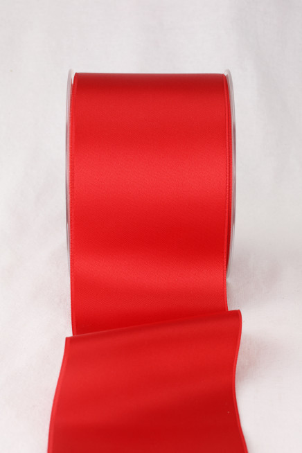 Swiss Double Face Satin Red