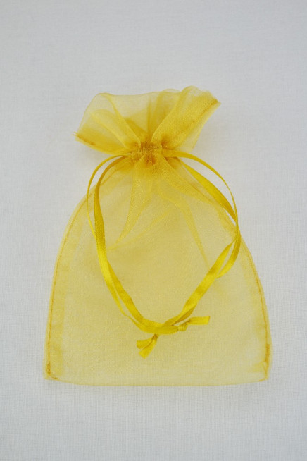 Sheer Organza Pouches Gold