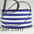 Grosgrain Mono Five Stripes Royal Blue