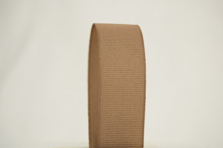 Solid Grosgrain Ribbon Taupe