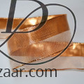 Wired Metallic Sheer & Solid Copper