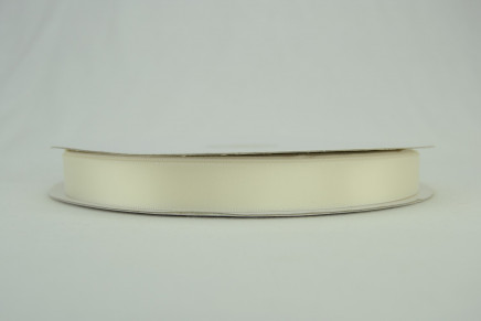 Single Faced Satin Antique White