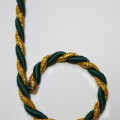 Twisted Cord Rope 2 Ply Hunter (Gold Twists)