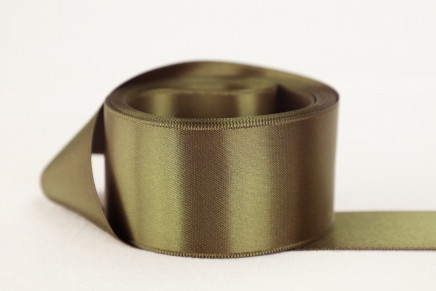 Double Faced Satin Olive Drab