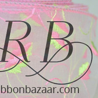 Wired Sheer Embroidered Ribbon