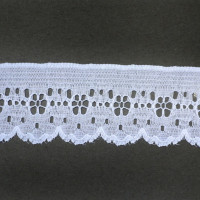 Leavers Trimming Lace #00 Off White - RiBBONs B2B