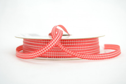 Taffeta Bubble Check Red