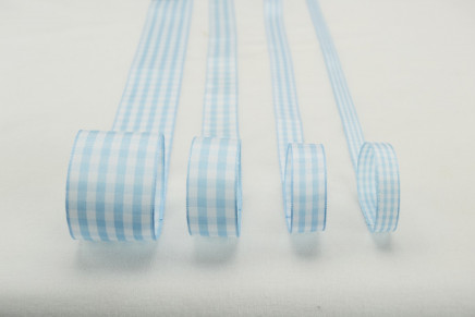 Taffeta Gingham Check Light Blue