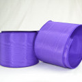 Wired Bengaline Moire Ribbon Purple