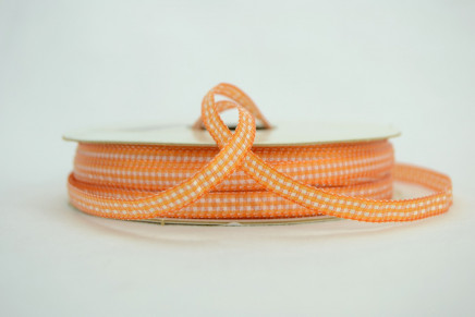 Taffeta Bubble Check Orange