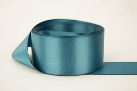 True Blue Double Faced Satin Ribbon