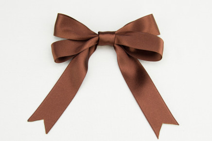 Luxious® Double Faced Satin Chocolate