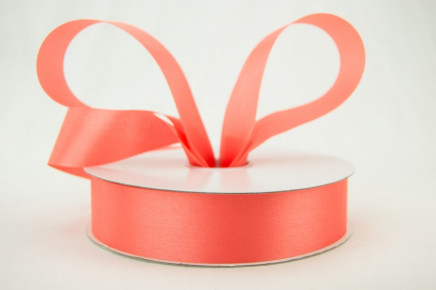 Outdoor Satin Polyester Ribbon Coral