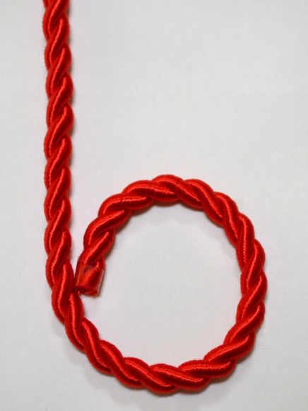 Twisted Cord Rope 2 Ply Red