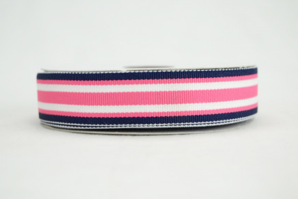Grosgrain Glitz & Stripes Navy Hot Pink Surfboard