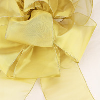 Wired Metallic Sheer Bow