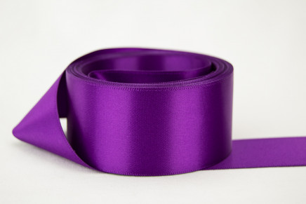 Purple Haze - Grosgrain Ribbon Solid Color - ( W: 3/8 Inch