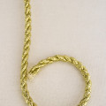 Twisted Cord Rope 2 Ply Metallic Gold