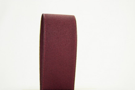 Solid Grosgrain Ribbon Burgundy