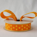 Gum Drop Taffeta Ribbon Tangerine