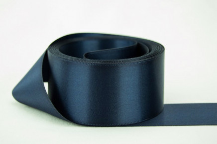 Black Double Face Satin Ribbon, 1-1/2 X 50Yd