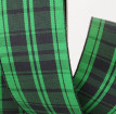 Wired Green Plaid Ribbon
