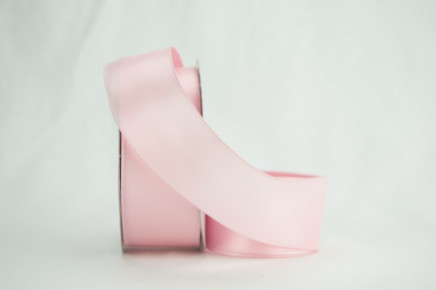 Wired Double Faced Satin Light Pink