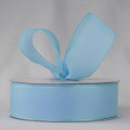 Wired Taffeta Ribbon Blue