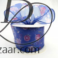 Wired Sheer Floral Print Navy