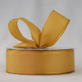Wired Taffeta Ribbon Old Gold