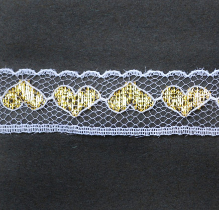 Lace A1030 White/Gold