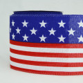 Wired American Flag Solid Ribbon Red, White & Blue