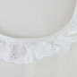 Eyelet Lace Trim Ruffled