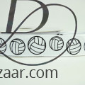 Grosgrain Sport Balls Print Volleyball
