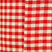 Wired Ribbon * Glitter Gingham Check * Red and White Canvas * 5/8 x 1 –  Personal Lee Yours