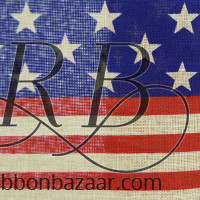Wired American Flag Solid Ribbon