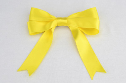 Luxious® Double Faced Satin Lemon Yellow