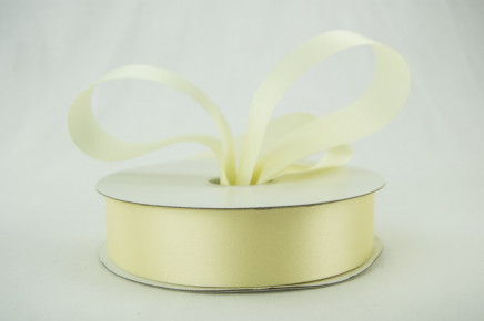 Outdoor Satin Polyester Ribbon Ivory