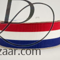 Grosgrain Patriotic Stripes Red White & Blue