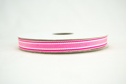 Grosgrain Glitz & Stripes Hot Pink Waves
