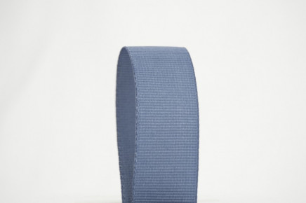 Solid Grosgrain Ribbon Smoke Blue