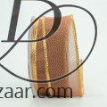 Wired Woven Shimmer Edge Metallic Sheer Copper
