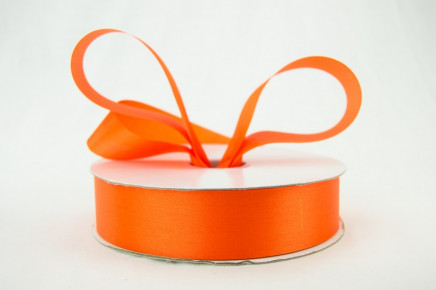 Outdoor Satin Polyester Ribbon Orange