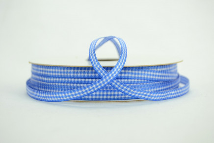 Taffeta Bubble Check Royal Blue